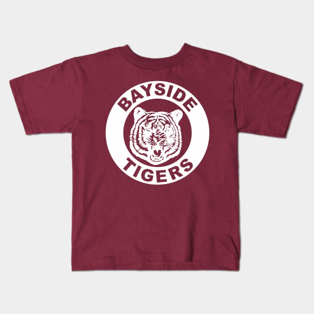 Bayside Tigers Kids T-Shirt by MindsparkCreative